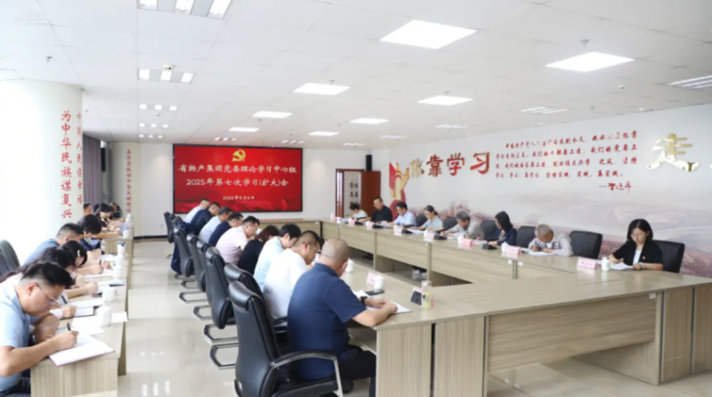 集團黨委召開理論學習中心組2025年第七次學習（擴大）會