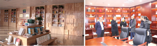 省委常委、省總工會(huì)主席馬吉孝同志來(lái)我司為全國(guó)職工書(shū)屋示范點(diǎn)揭牌